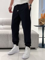 Prada Good
 Clothing Pants & Trousers Black Men Spring/Summer Collection Casual