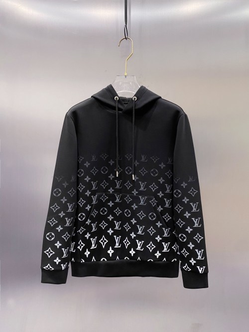 Louis Vuitton 2025 Pre-Fall Black Monogram Hoodie - Exclusive & High Quality 1 Louis Vuitton 2025 Pre-Fall Black Monogram Hoodie - Exclusive & High Quality