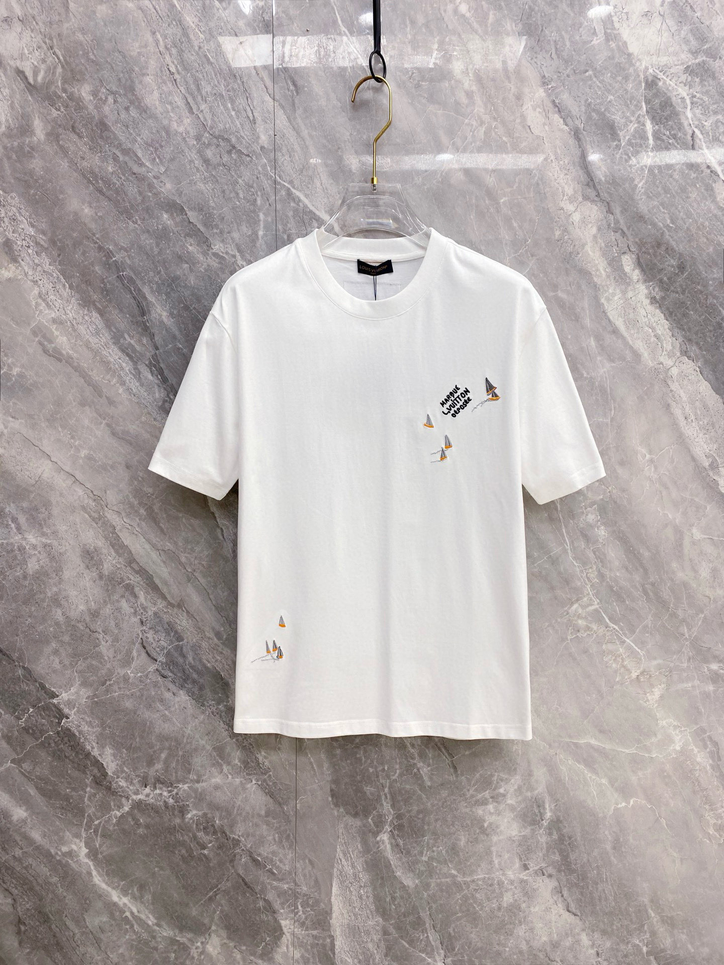 LV Sailboat Embroidery Tee
