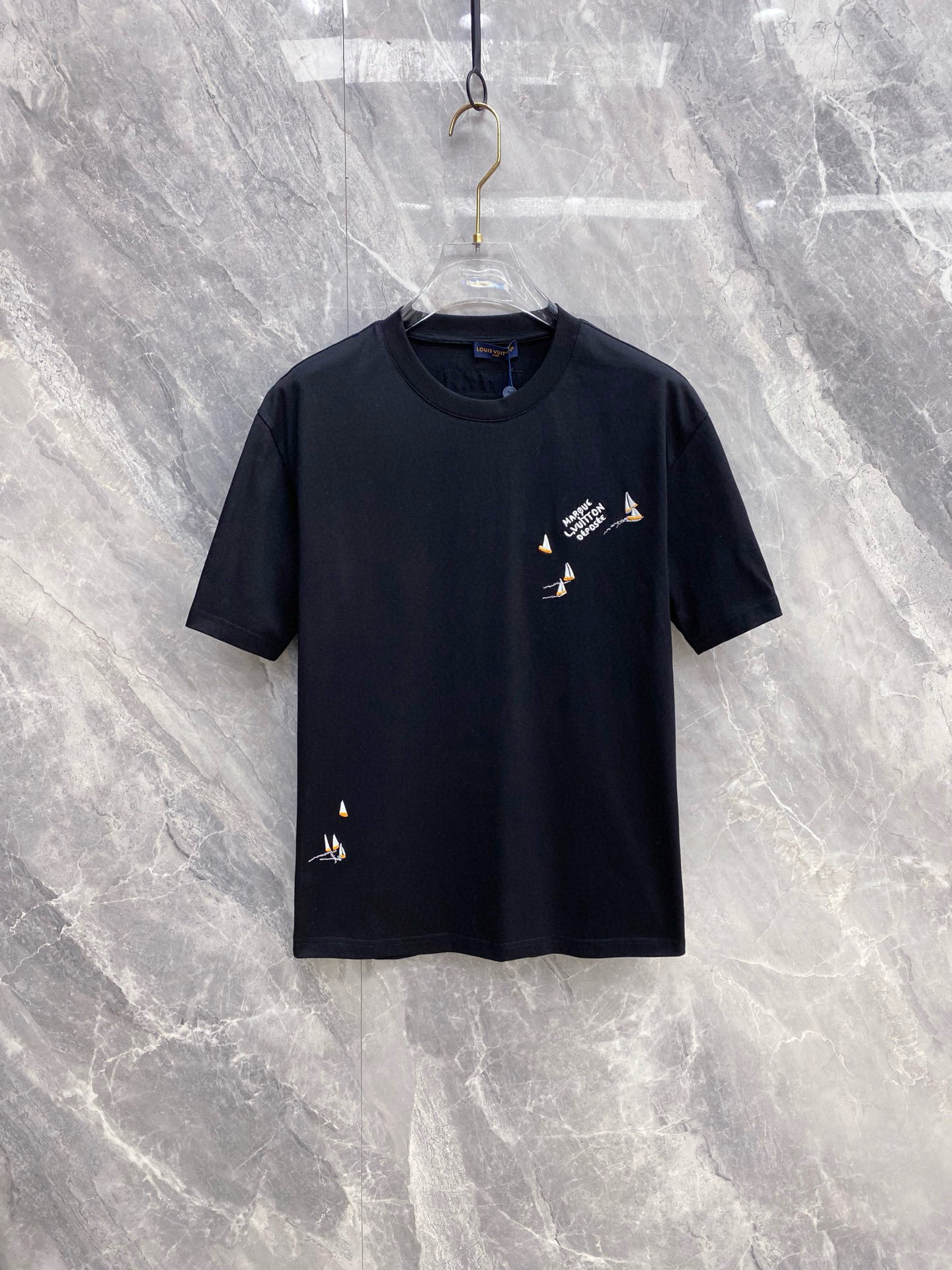 LV Sailboat Embroidery Tee