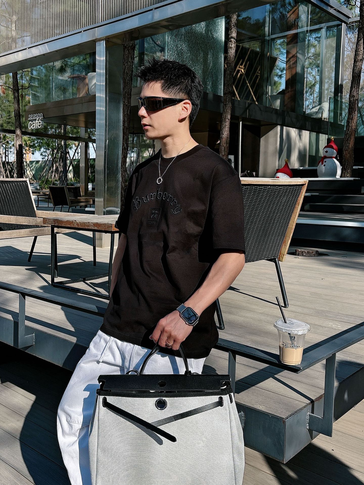 巴宝莉#BURBERRY   2026春夏新款首发专柜最新款短袖圆领T恤 高端订制 设计前卫时尚！品牌l