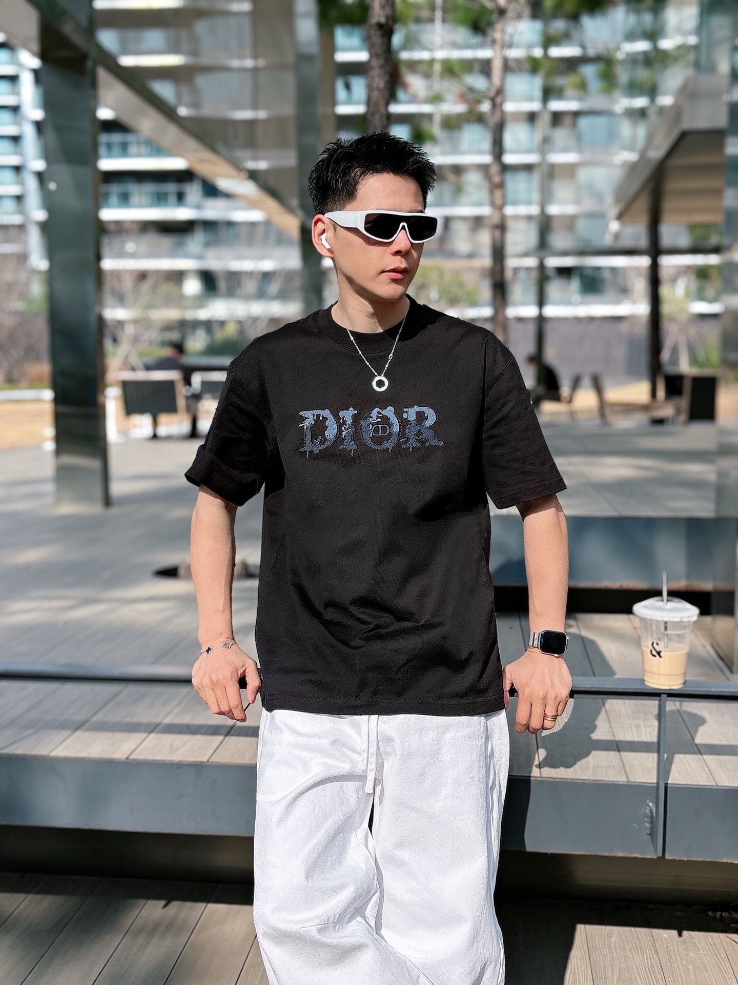 迪奥#DIOR   2026春夏新款首发专柜最新款短袖圆领T恤 高端订制 设计前卫时尚！品牌logo重工