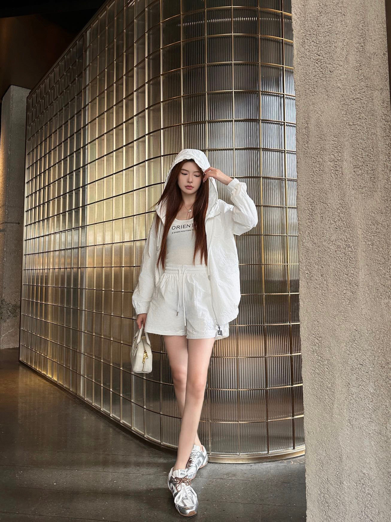 Chanel Hooded Windbreaker and Shorts Set - Lightweight, Embroidered Logo 4 i1747061280205 2370 0 3