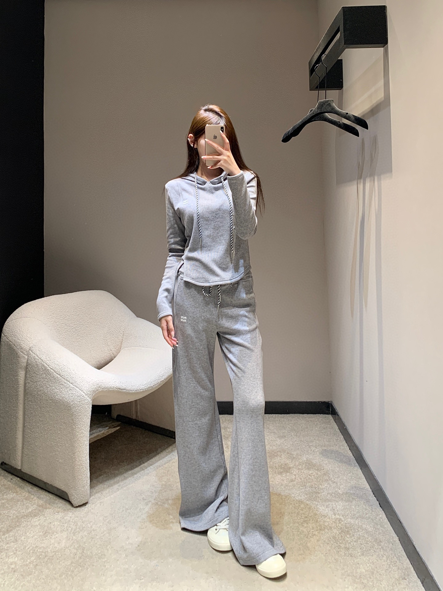 Miu Miu Women's Drawstring Hoodie and Wide Leg Pants Set 3 i1757683735890 9530 0 2
