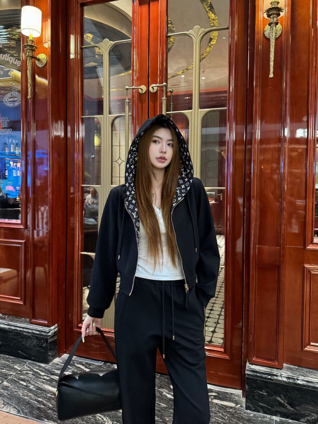 L/V Reversible Hooded Zip-Up Jacket & Pants Set - Stylish Comfort 9 i1758287244485 6113 0 8