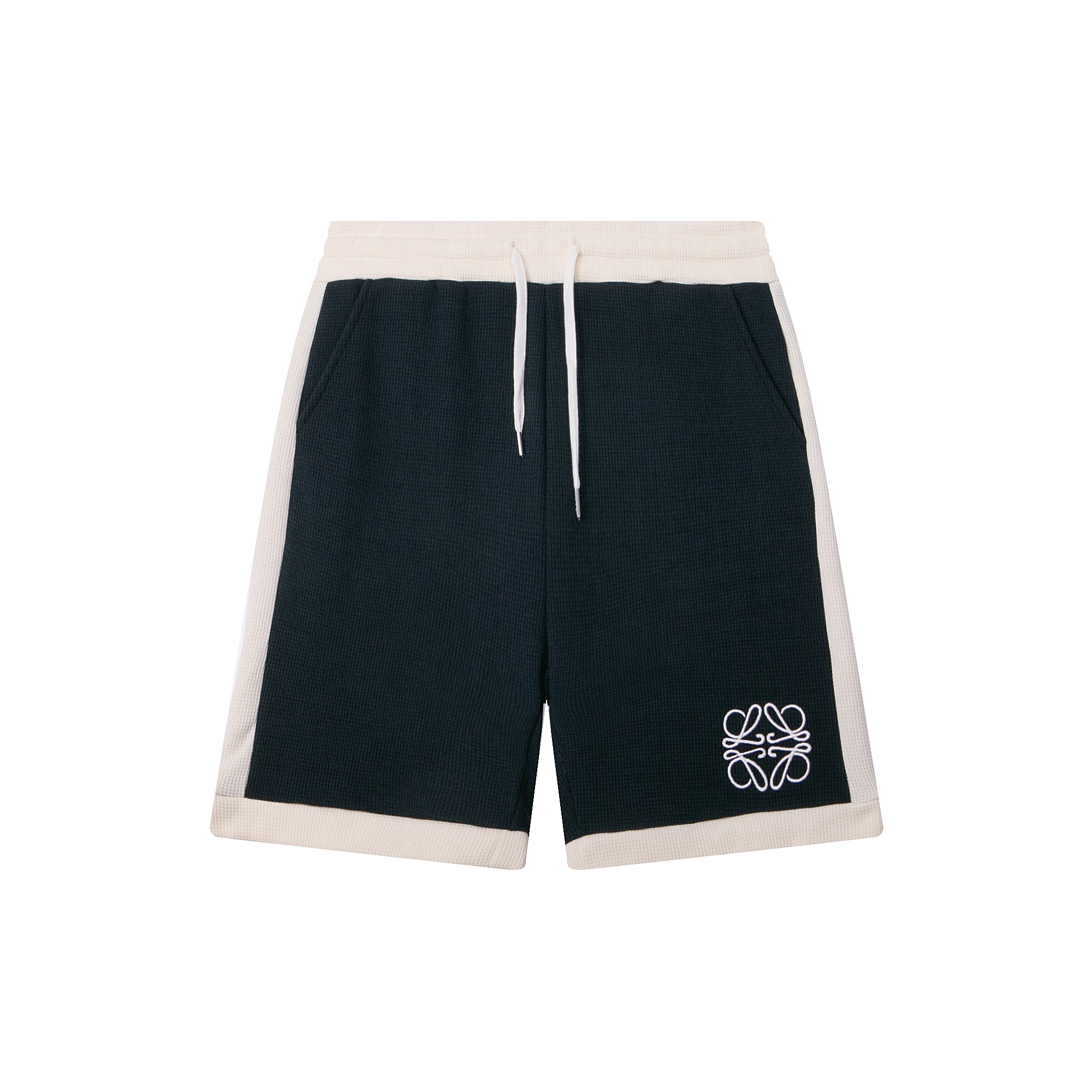High-End Custom Loew Logo Shorts with Exclusive Embroidery – XS to L Sizes - 图片 1