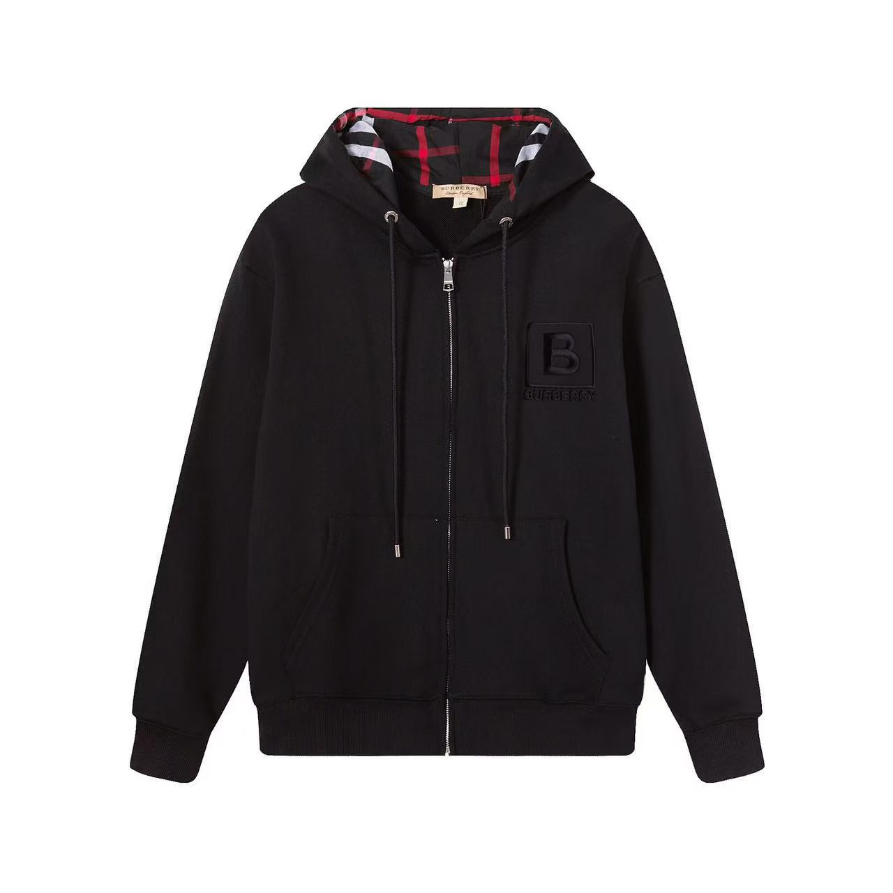 #909, alta personalización, versión de máxima calidad, sudadera con capucha y cremallera con logo bordado Bur* , con te…