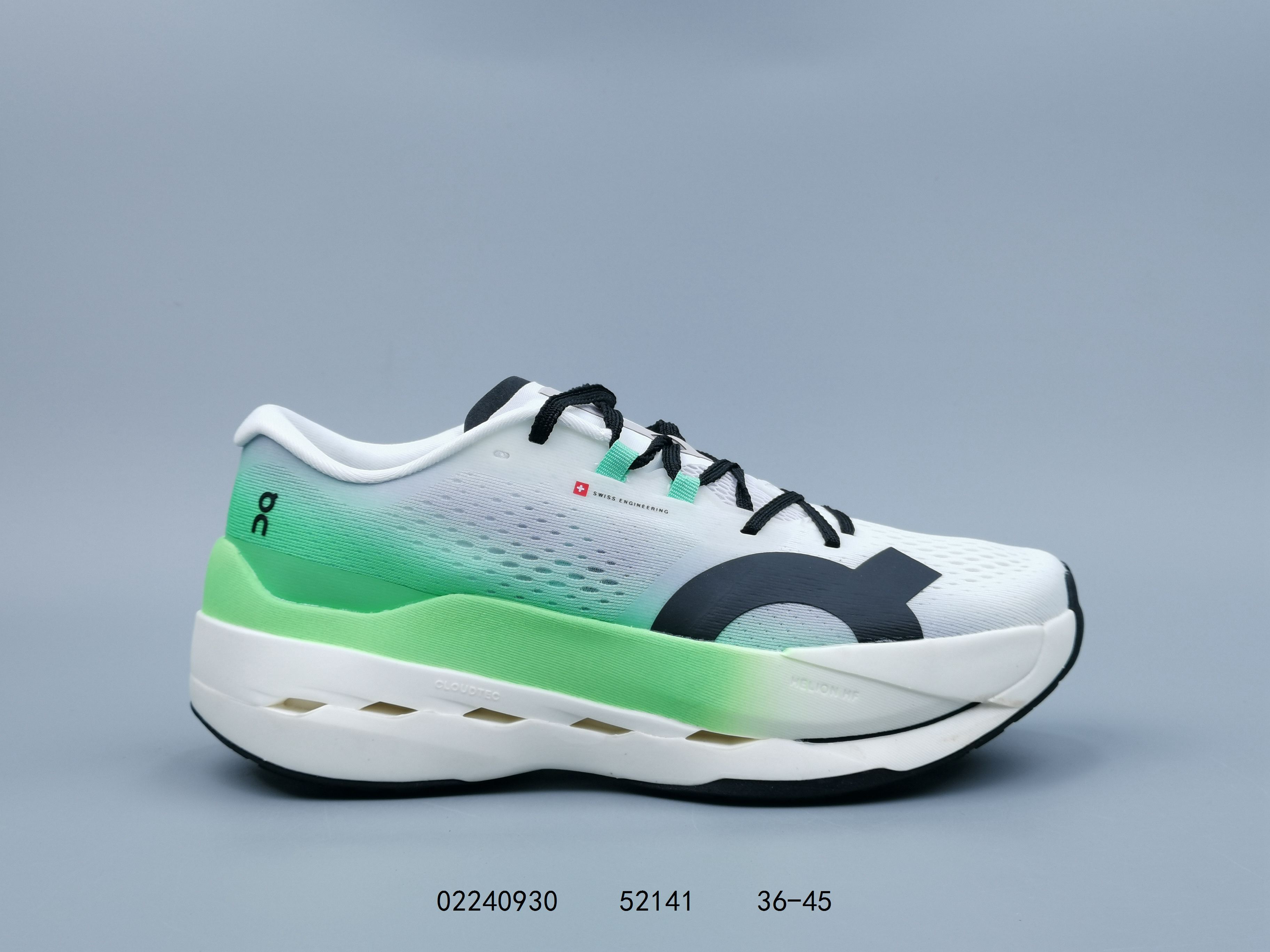 💰150
【新品🔥公司级】昂跑（On）Cloudboom Max 舒适时尚支撑 马拉松跑步鞋，On昂跑Cloudboom Max是一款专为马拉松跑者设计的长距离竞速跑鞋，采用双层Helion™ HF hyperfoam泡棉中底、含玻璃纤维的Speedboard®速度板和轻盈透气鞋面，提供强劲缓震、能量反馈和舒适脚感，适用于各个水平的马拉松跑者，Cloudboom Max搭载双层Helion™ HF hyperfoam泡棉中底，提供能量反馈和舒适脚感，配合含玻璃纤维的Speedboard®速度板，提升跑步效率和支撑性能。鞋面轻盈透气，能贴合并适应足部运动姿态，保持脚部干爽；橡胶外底具备良好抓地力，增强路面稳定性。 ‌

尺码:  36-45
编码:  02240930