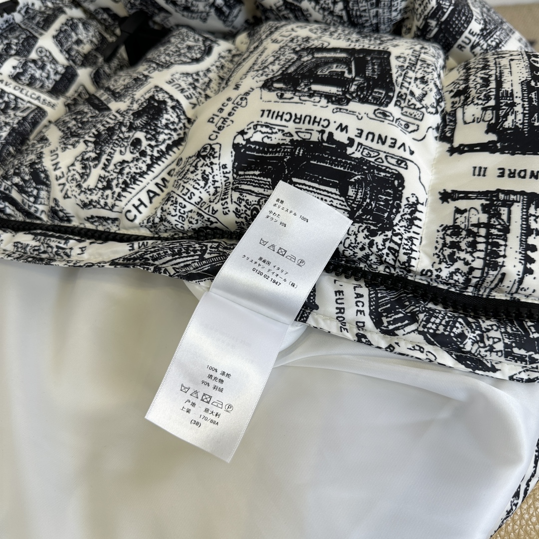 Stylish Dustproof Bags and Winter Costumes with Paris Map Ski Feathers - 图片 8