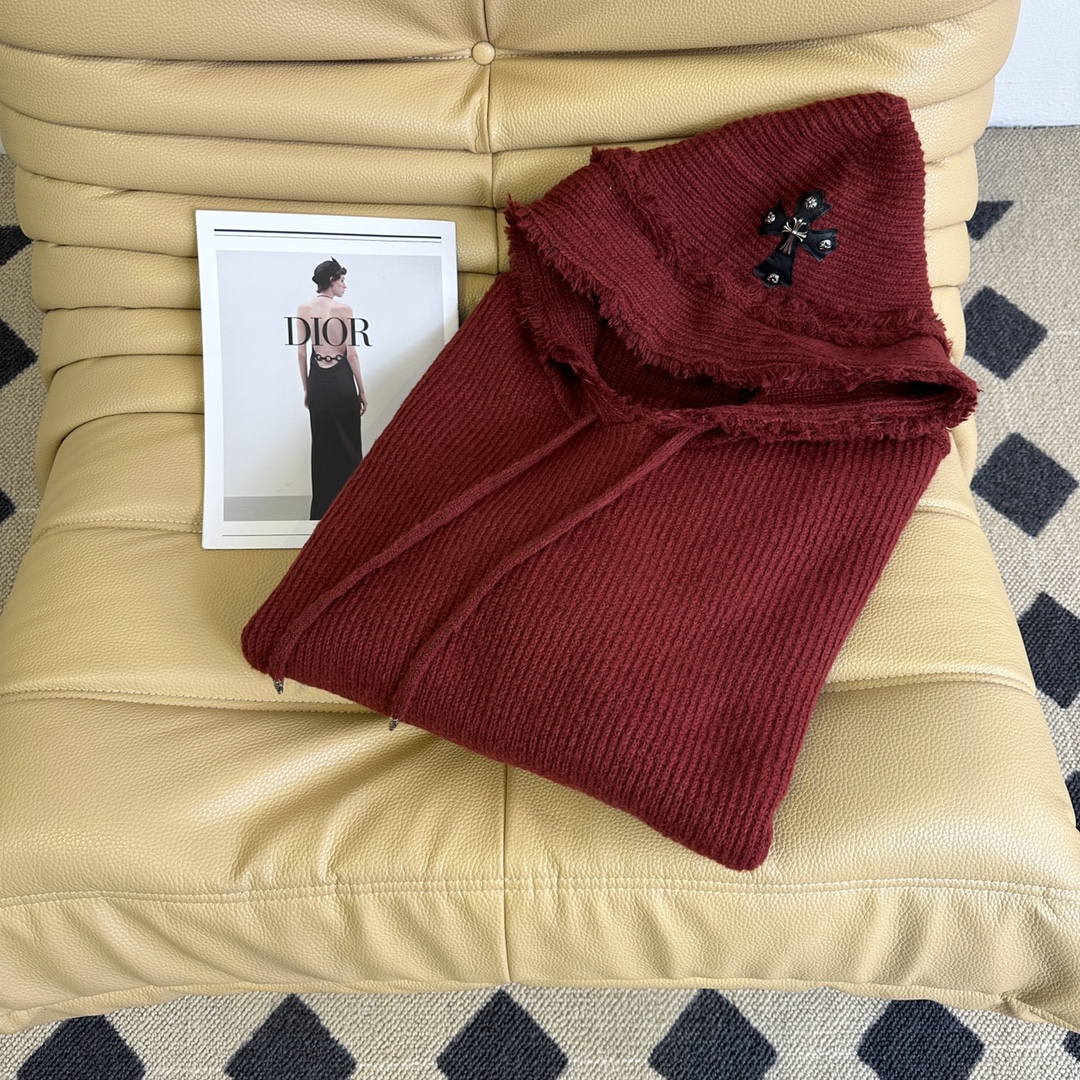Stylish Red Sweater and Fashionable Suit Set for Autumn and Winter - 图片 8