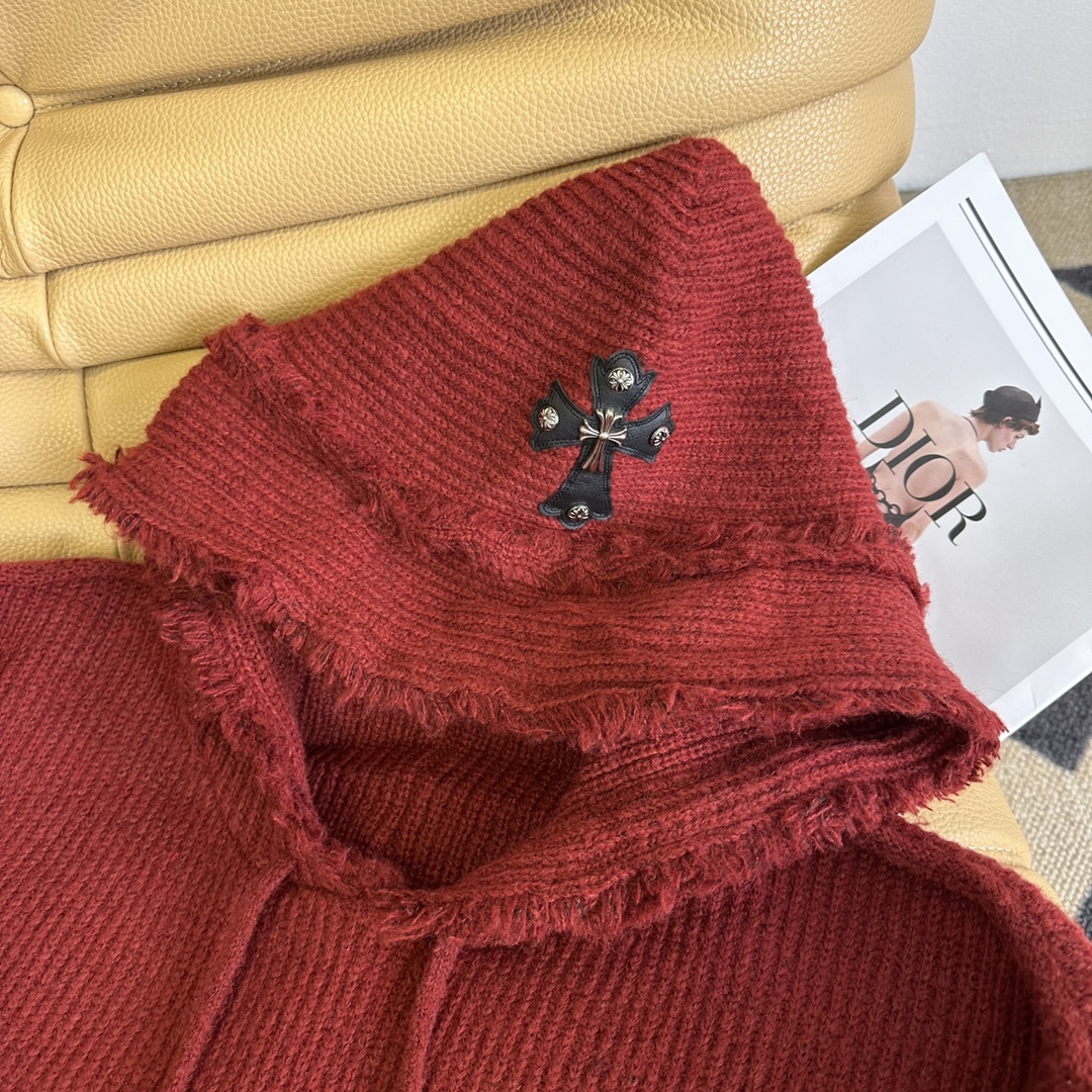 Stylish Red Sweater and Fashionable Suit Set for Autumn and Winter - 图片 3