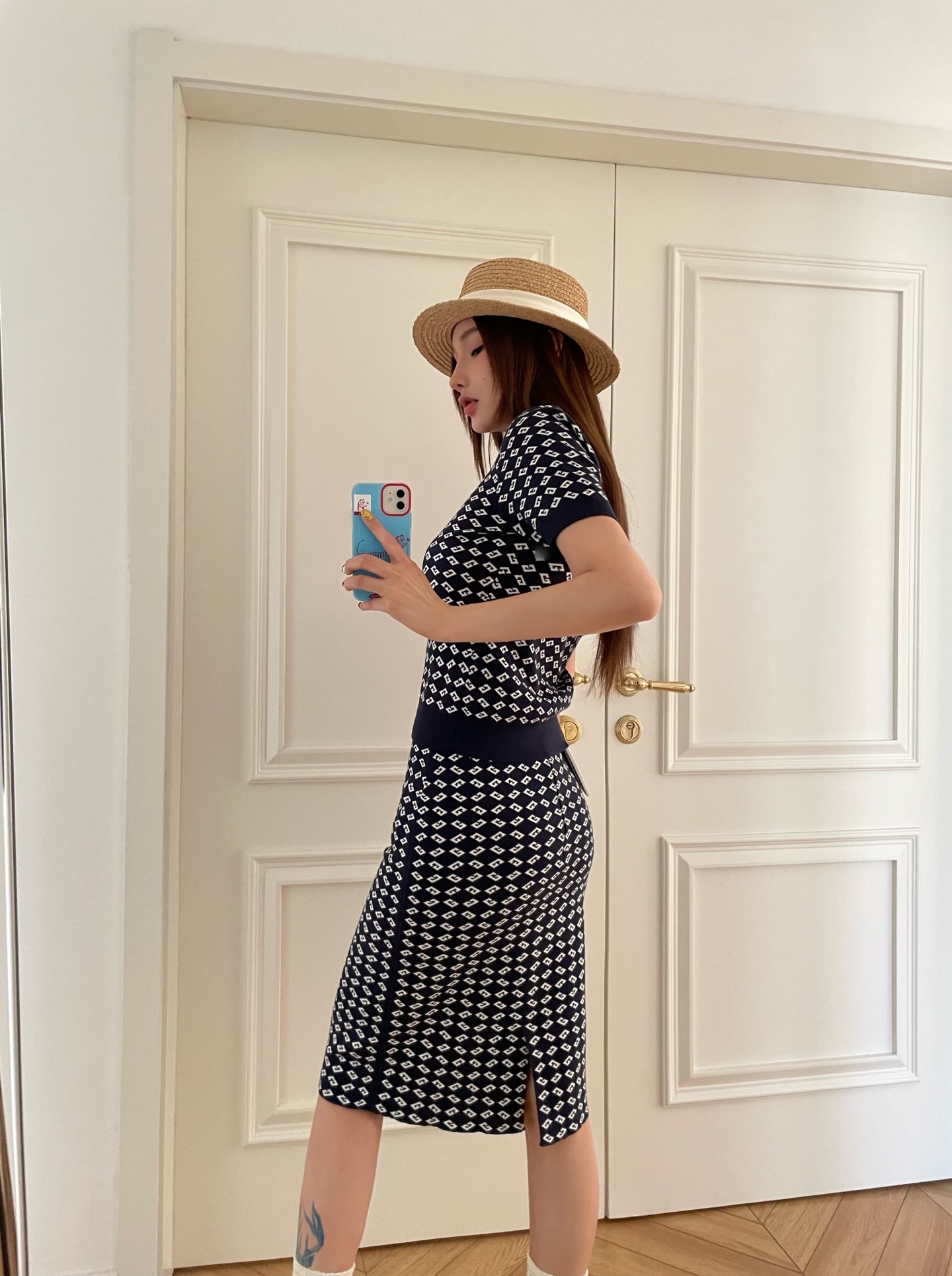 P506 BLOUSE P506 SEMI-SKIRT MIX - 图片 3