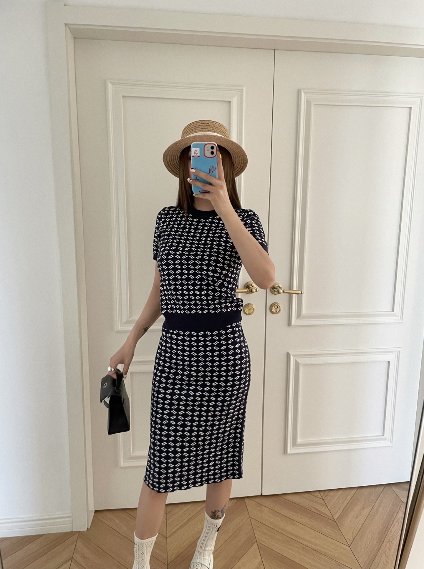 P506 BLOUSE P506 SEMI-SKIRT MIX - 图片 1