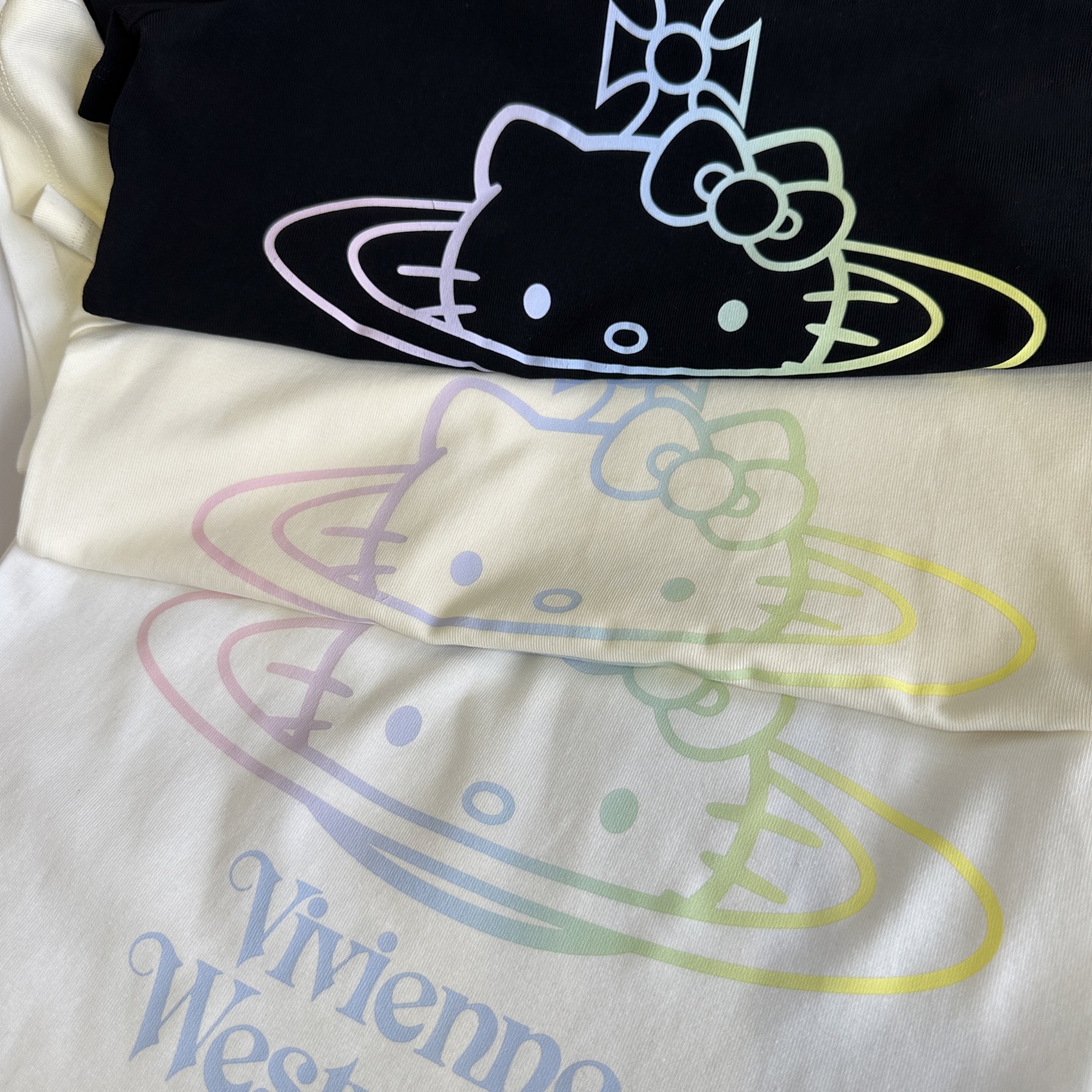 Fashion Summary: Versatile and Comfortable Summer T-Shirts with Saturn Kitty Design - 图片 5