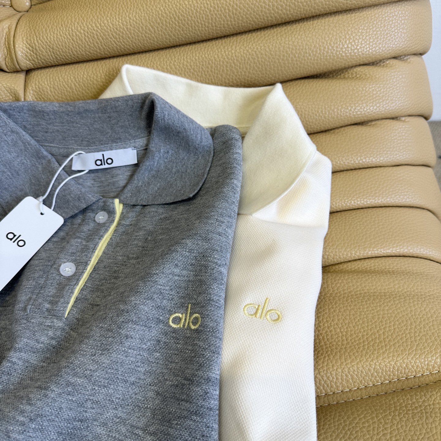 Spring/Summer Fashion: Original Heavy-Handed Female Dress with Alo Embroidery Logo Dots - 图片 5