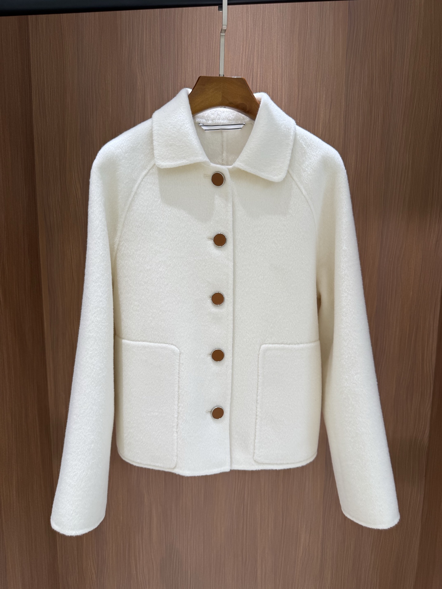 Hermes 25秋冬新款 经典单排扣羊绒大衣/外套 90羊毛10羊绒 四色sml