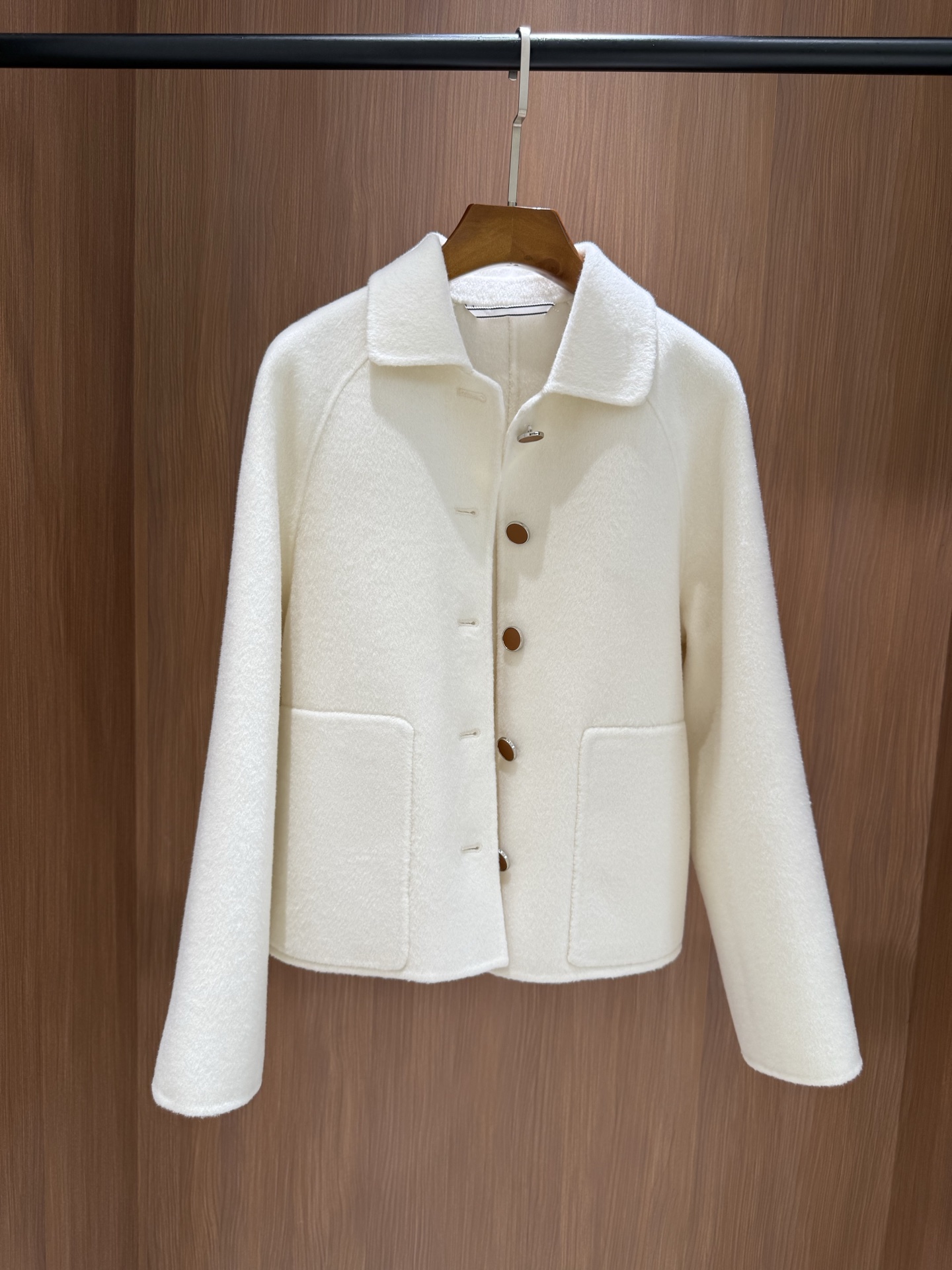 Hermes 25秋冬新款 经典单排扣羊绒大衣/外套 90羊毛10羊绒 四色sml