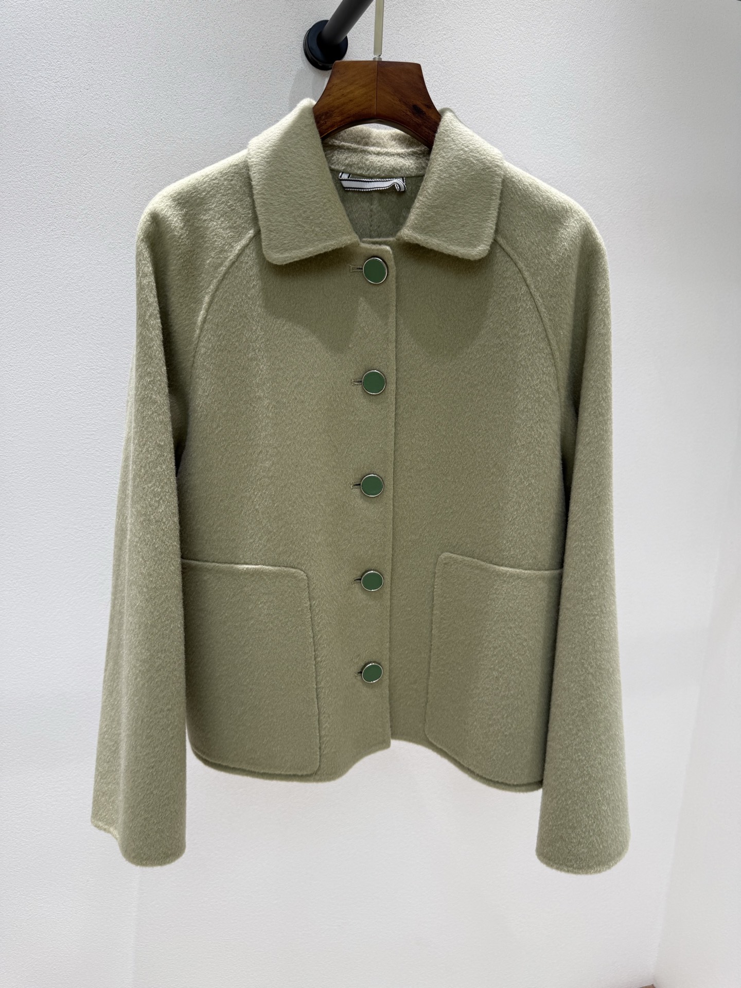 Hermes 25秋冬新款 经典单排扣羊绒大衣/外套 90羊毛10羊绒 四色sml