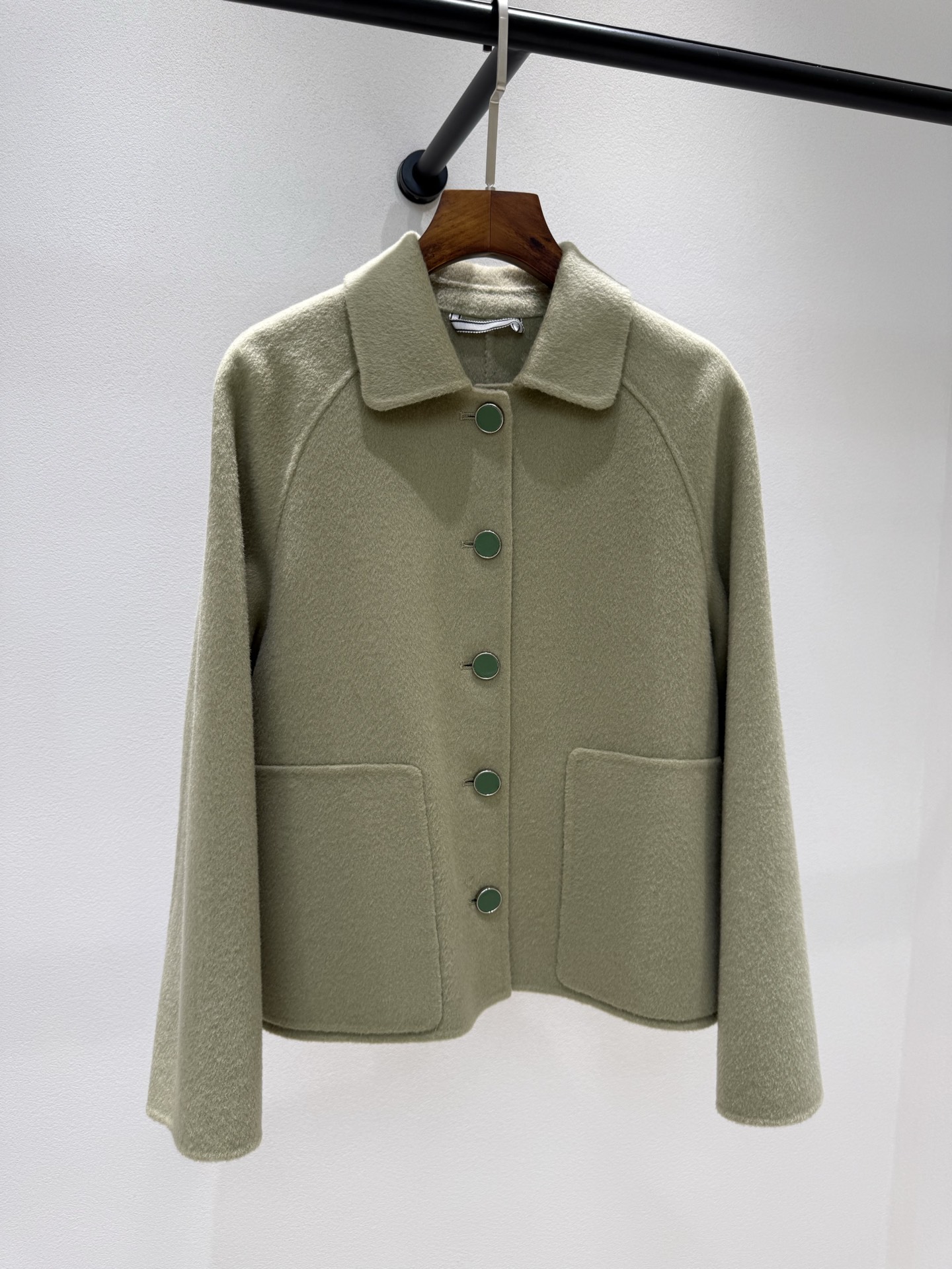 Hermes 25秋冬新款 经典单排扣羊绒大衣/外套 90羊毛10羊绒 四色sml