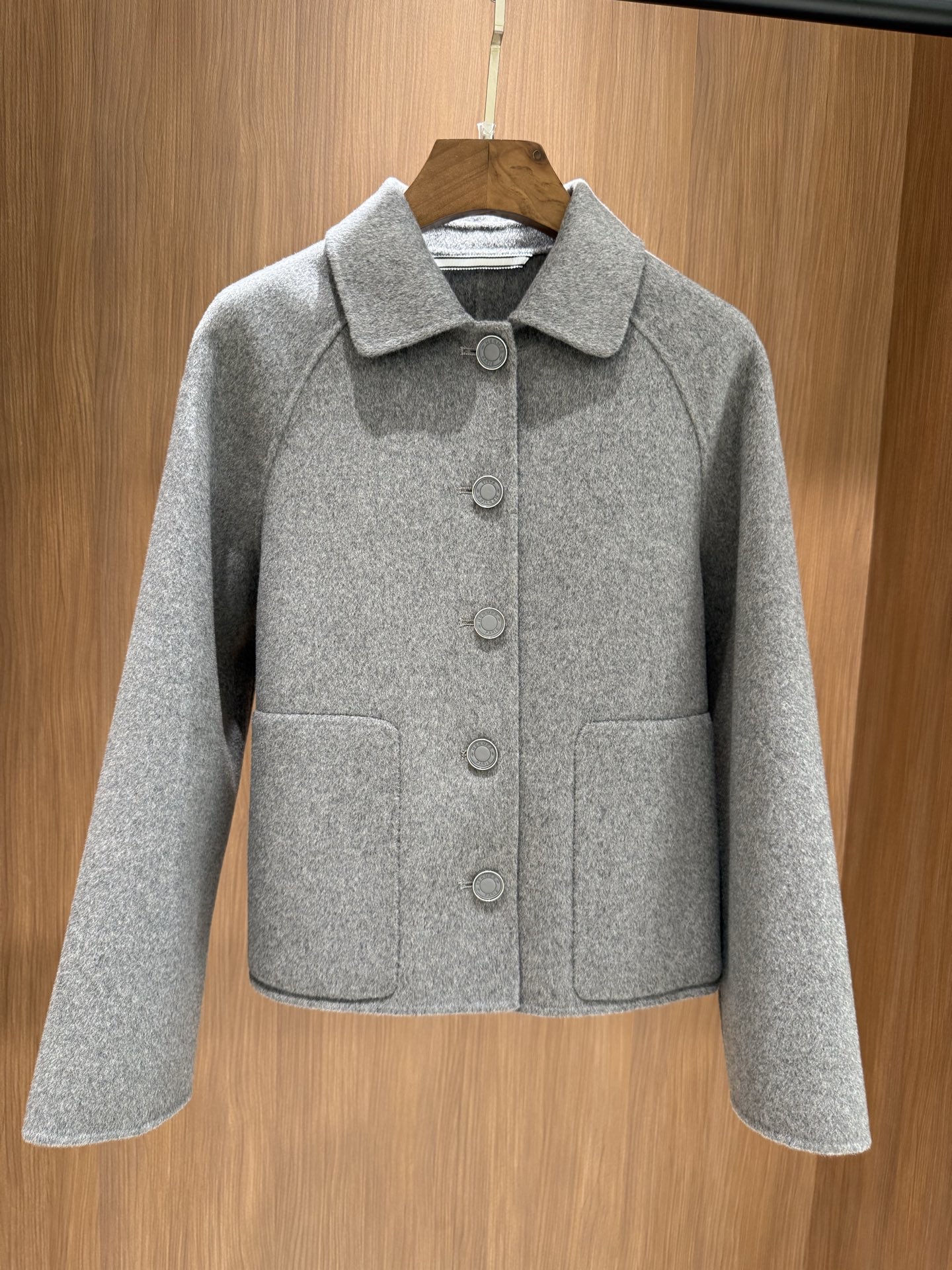 Hermes 25秋冬新款 经典单排扣羊绒大衣/外套 90羊毛10羊绒 四色sml