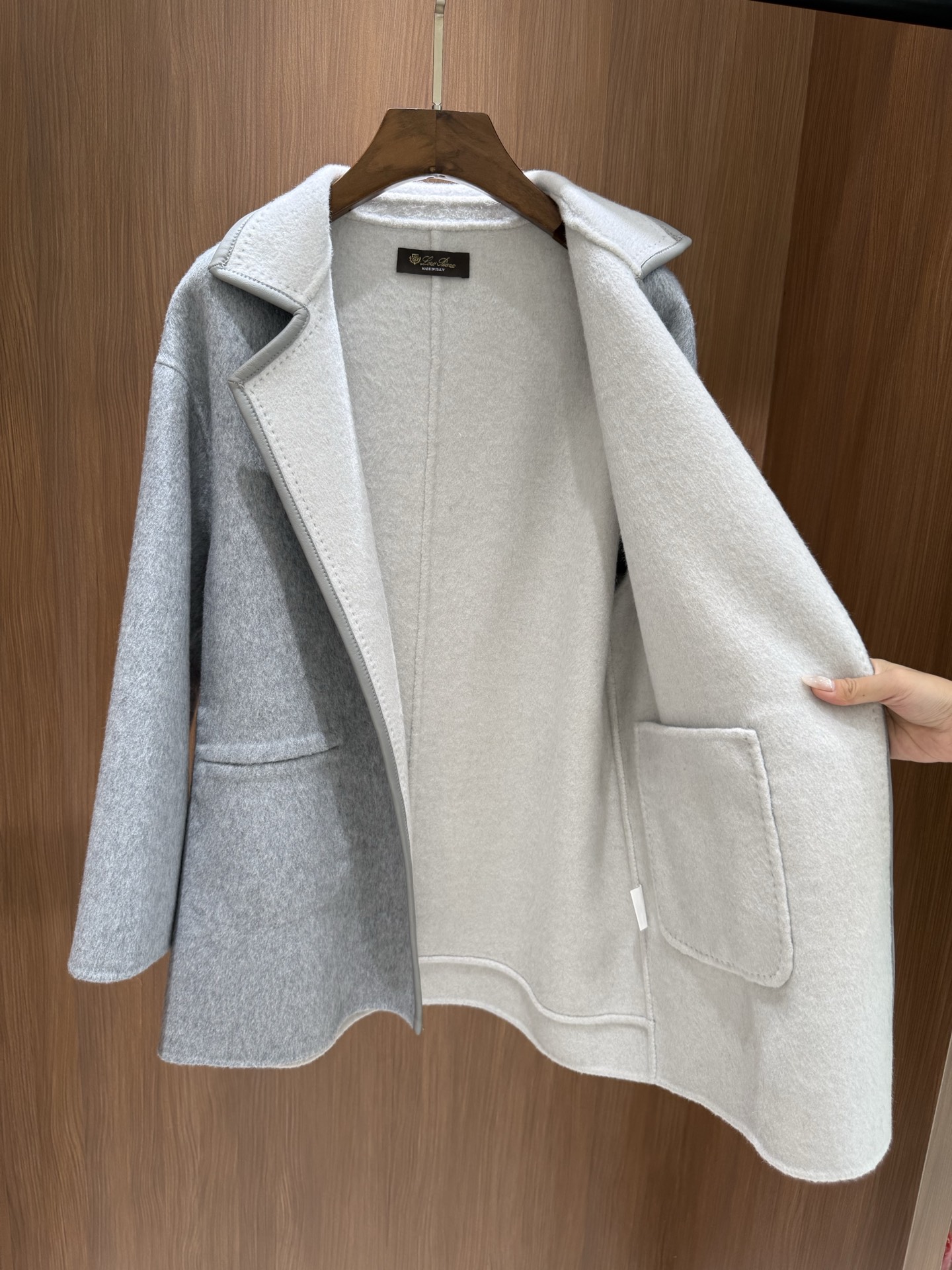 Loro Piana Inspired Reversible Wool & Cashmere Jacket - Chic Color Block Design 6 i1756808067003 4351 0 4