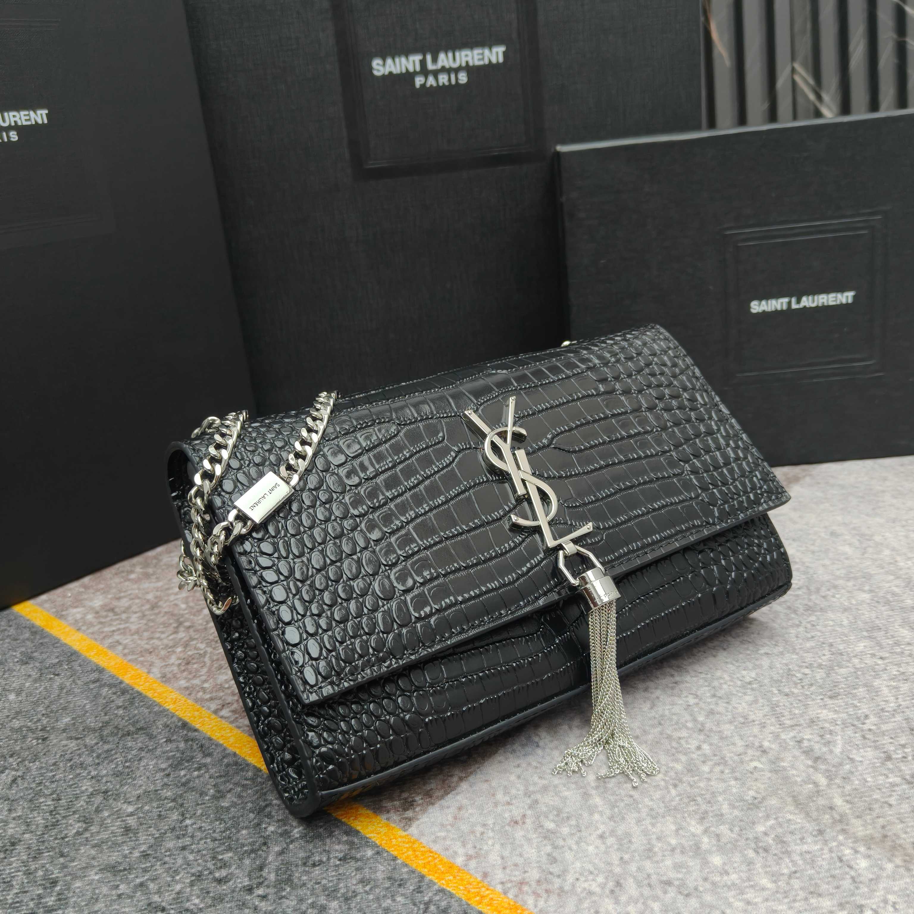YSL💟SAINT LAURENT SLP💟时尚博主chiara Ferragni 各大明星同款🇬🇧金属