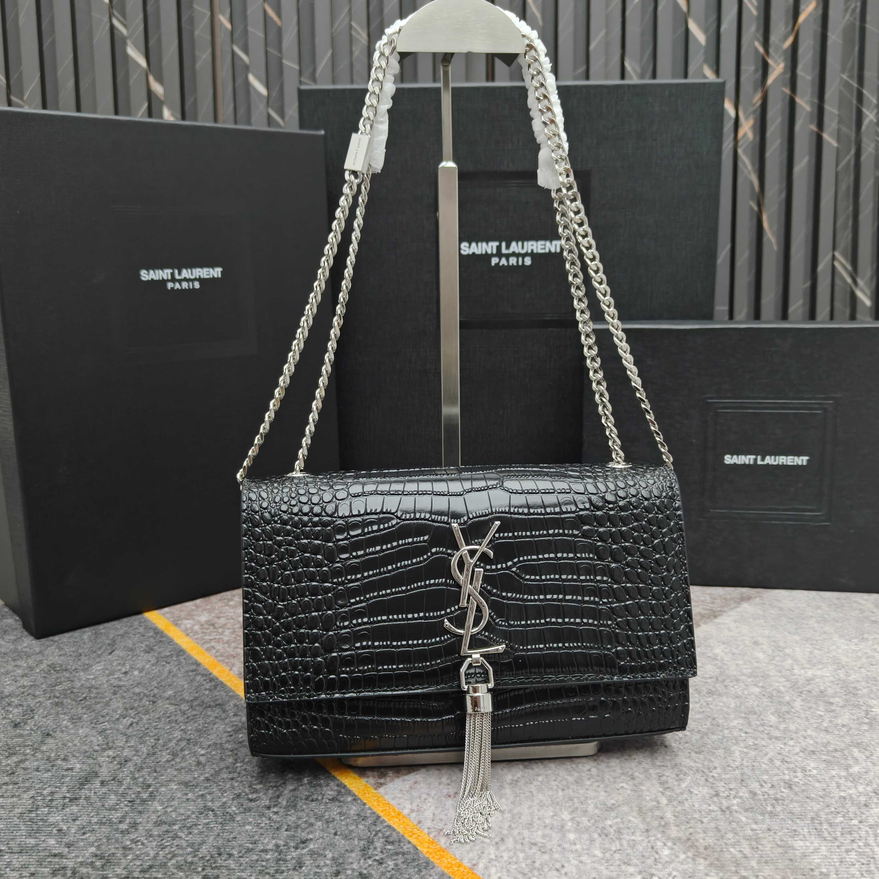 YSL💟SAINT LAURENT SLP💟时尚博主chiara Ferragni 各大明星同款🇬🇧金属