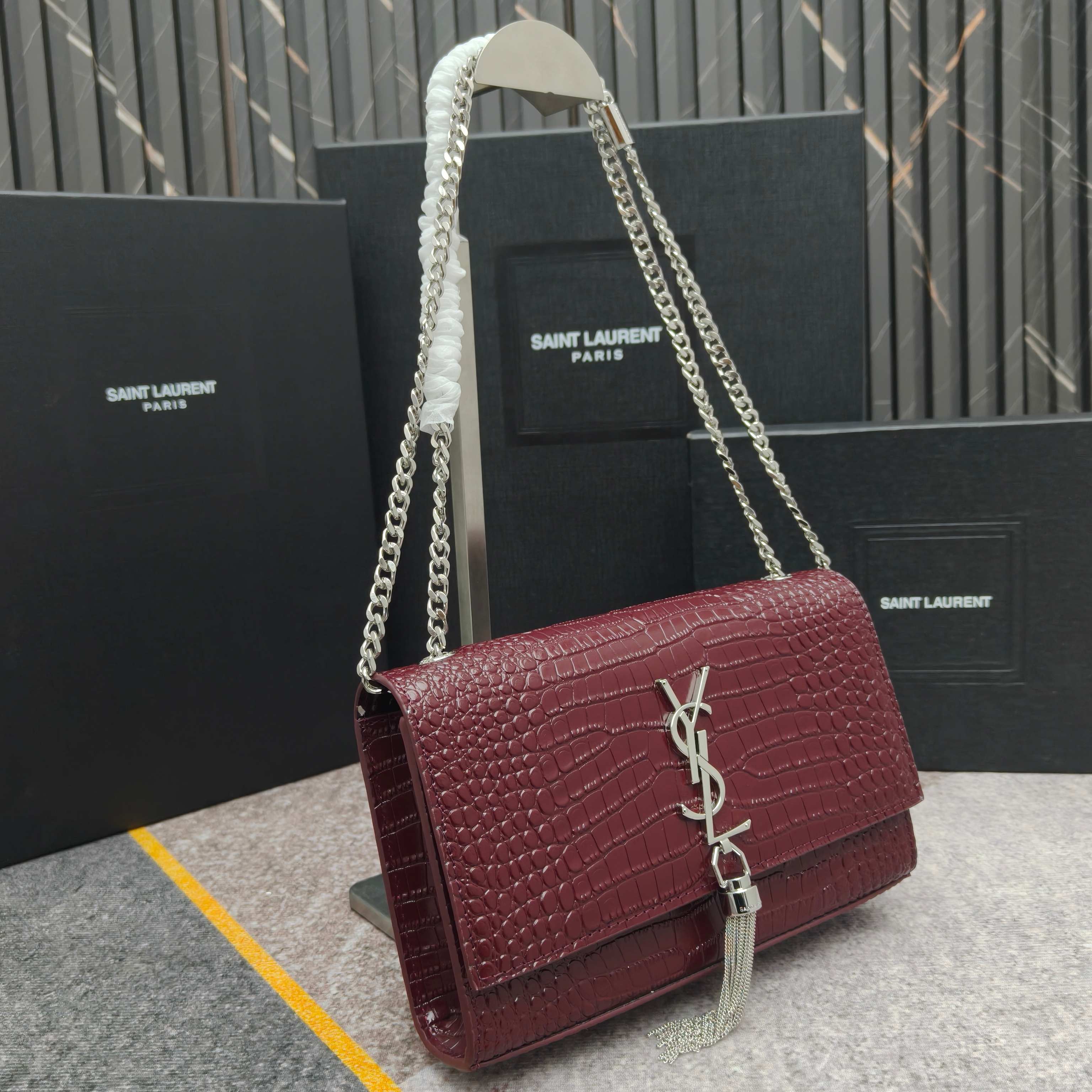 YSL💟SAINT LAURENT SLP💟时尚博主chiara Ferragni 各大明星同款🇬🇧金属