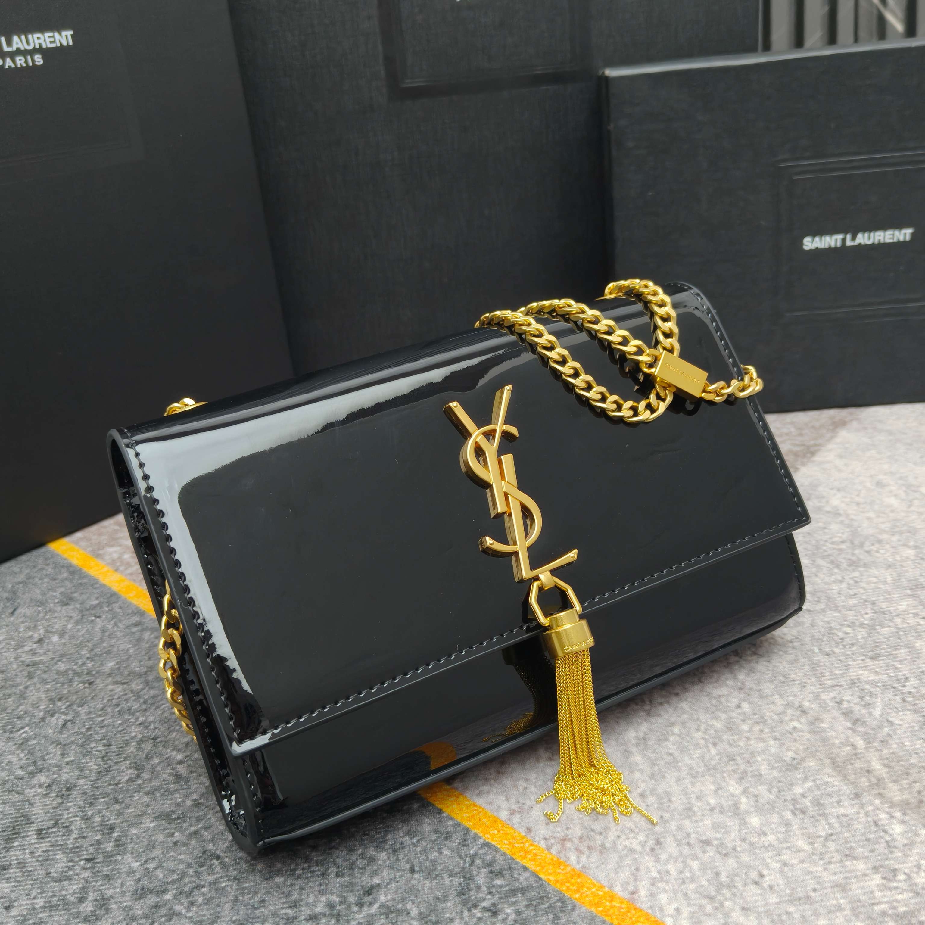 YSL💟SAINT LAURENT SLP💟时尚博主chiara Ferragni 各大明星同款🇬🇧金属