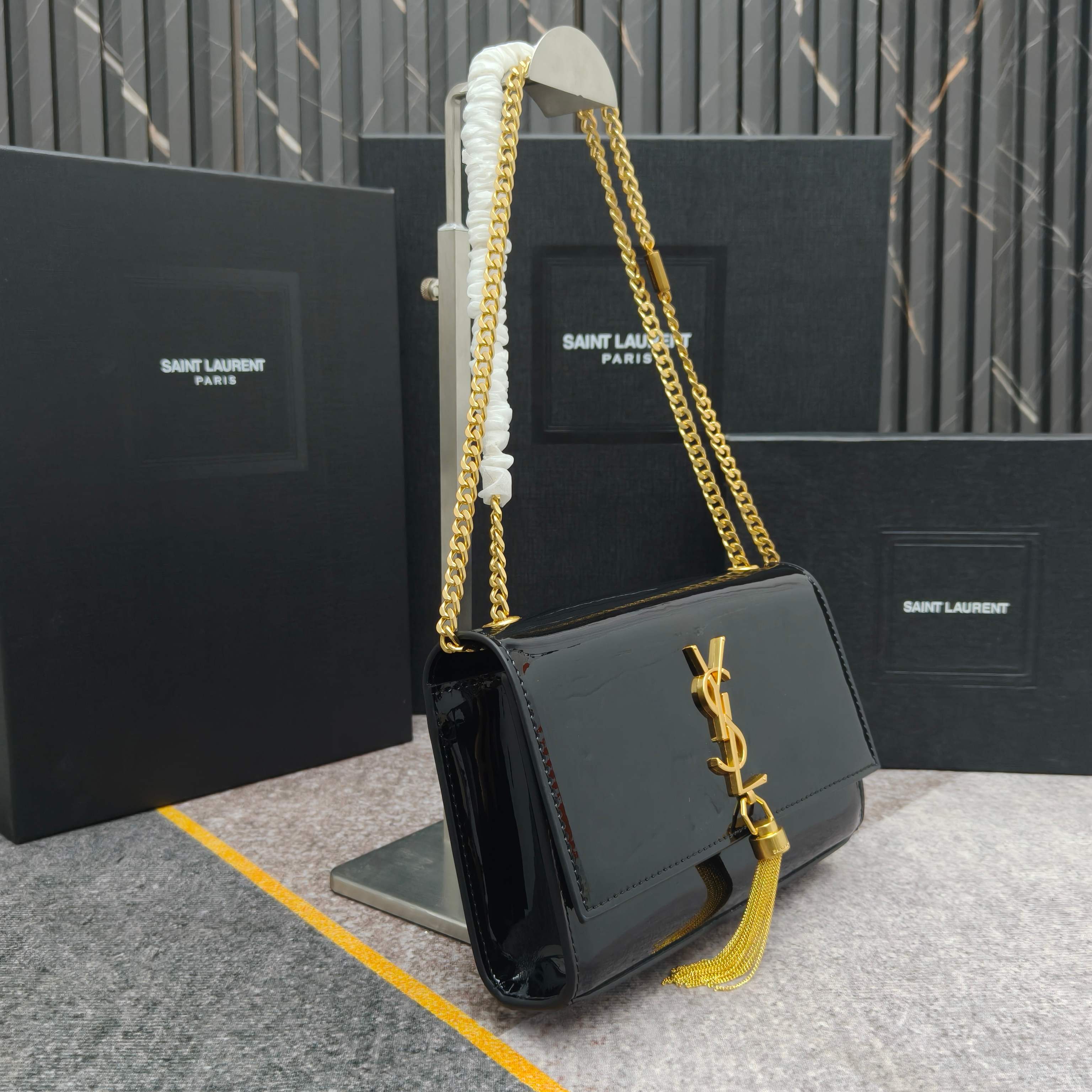 YSL💟SAINT LAURENT SLP💟时尚博主chiara Ferragni 各大明星同款🇬🇧金属