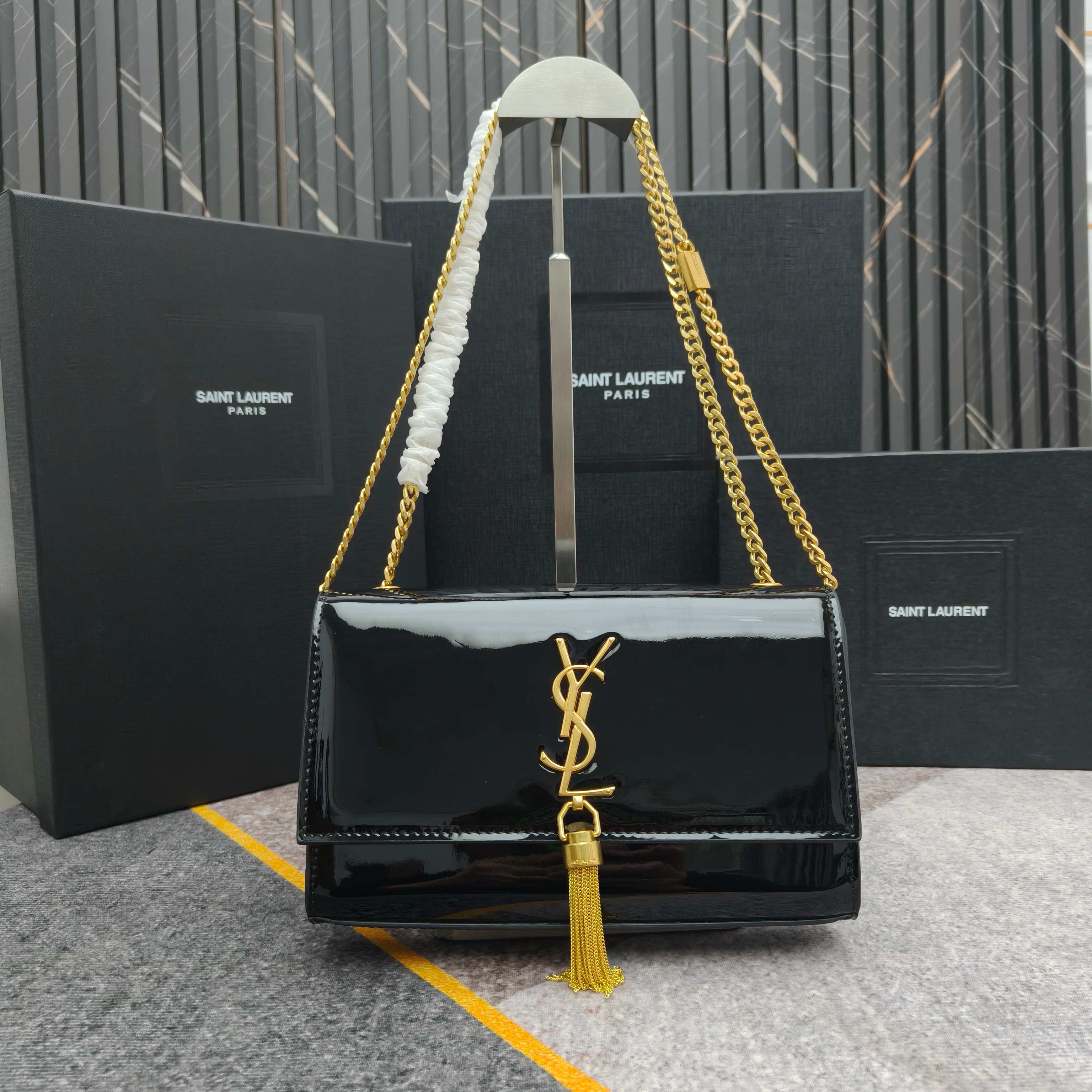 YSL💟SAINT LAURENT SLP💟时尚博主chiara Ferragni 各大明星同款🇬🇧金属