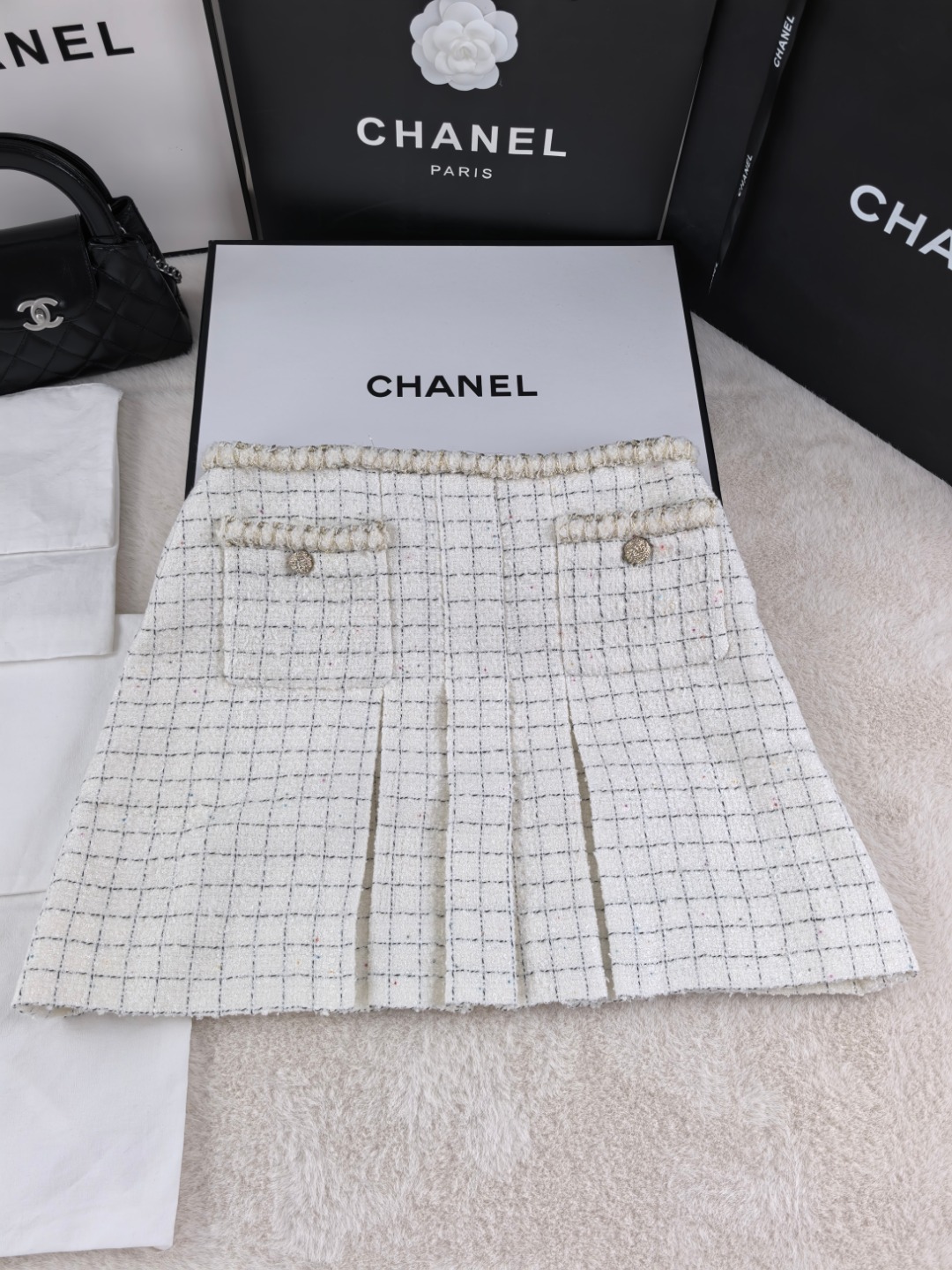 NO:461977,Small Shangri-style white skirt YB1:1 Three-code spot, skirts, alexander wang19860909小香格纹白色半裙 YB1:1 三码现货,,skirts,alexander wang,Women's clothing