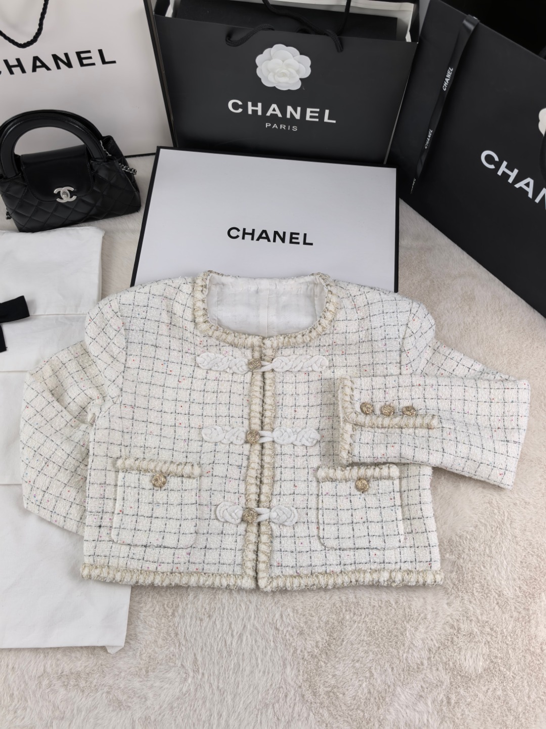 NO:461970,Small Shangri-style white cardigan YB1:1 three-code spot, alexander wang19860909小香格纹白色开衫 YB1:1 三码现货,,alexander wang,Women's clothing