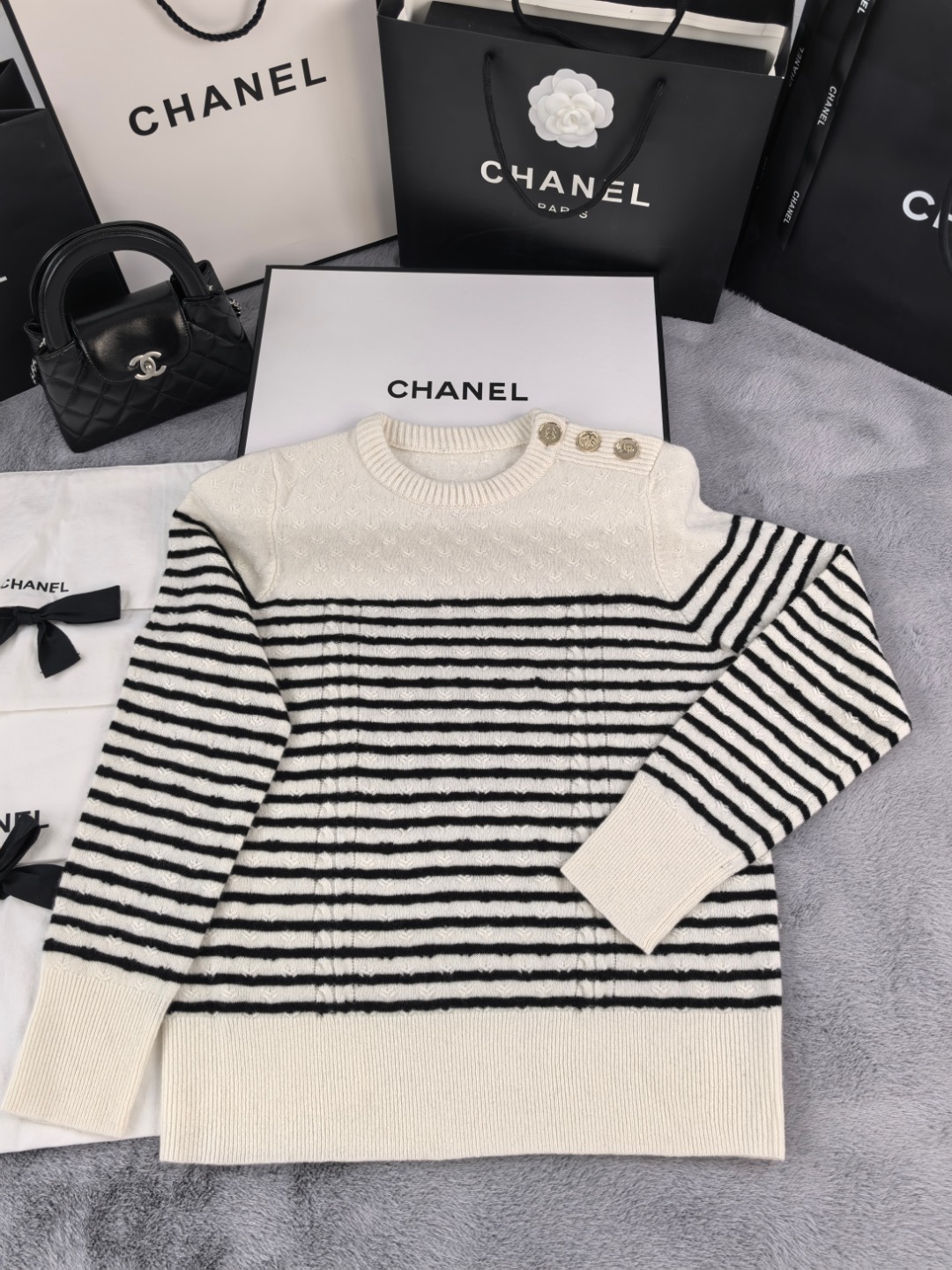 NO:475124,Small shoulder button striped pullover YB11 three-code spot, alexander wang19860909小香肩扣条纹套头 YB11 三码现货,,alexander wang,Women's clothing