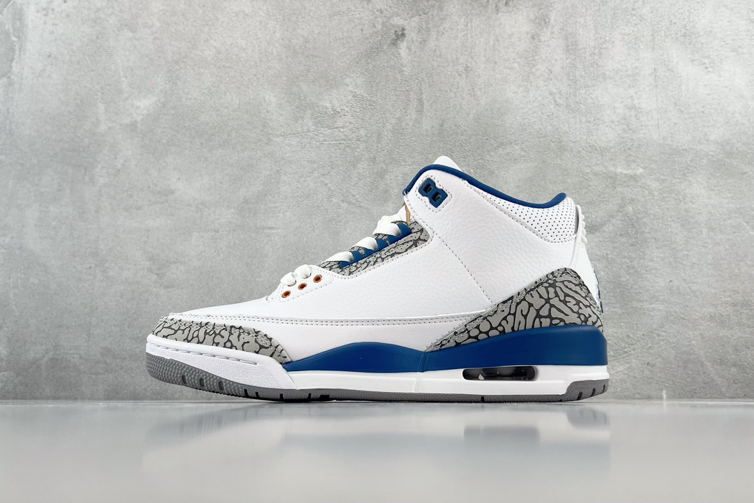 300 最新外贸批次 Air Jordan 3 Retro 白蓝奇才 CT8532-148