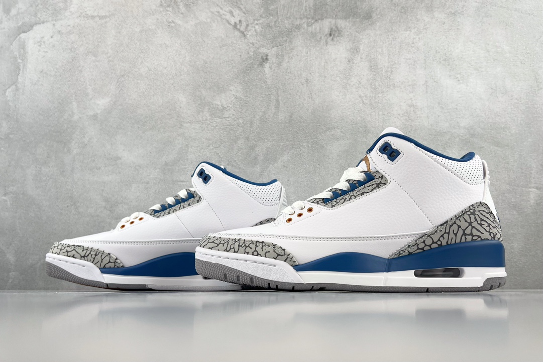 300 最新外贸批次 Air Jordan 3 Retro 白蓝奇才 CT8532-148