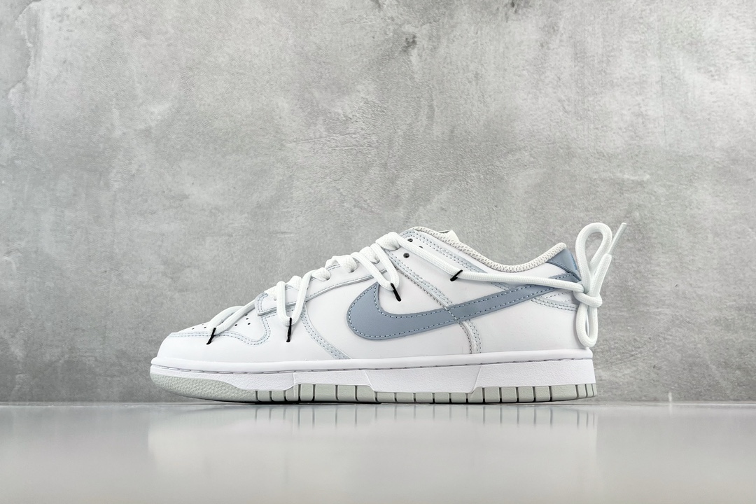 【定制球鞋】 Nike Dunk Low 气泡水母 夏日澄空GS 雾霾蓝 DH9765-102