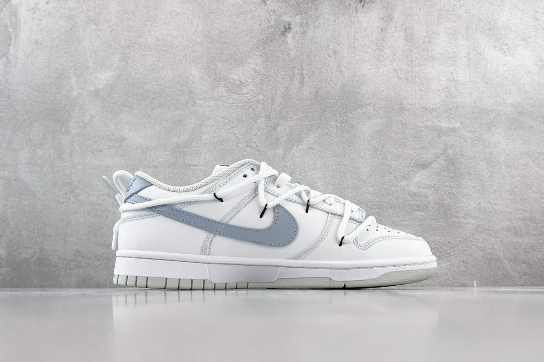 【定制球鞋】 Nike Dunk Low 气泡水母 夏日澄空GS 雾霾蓝 DH9765-102