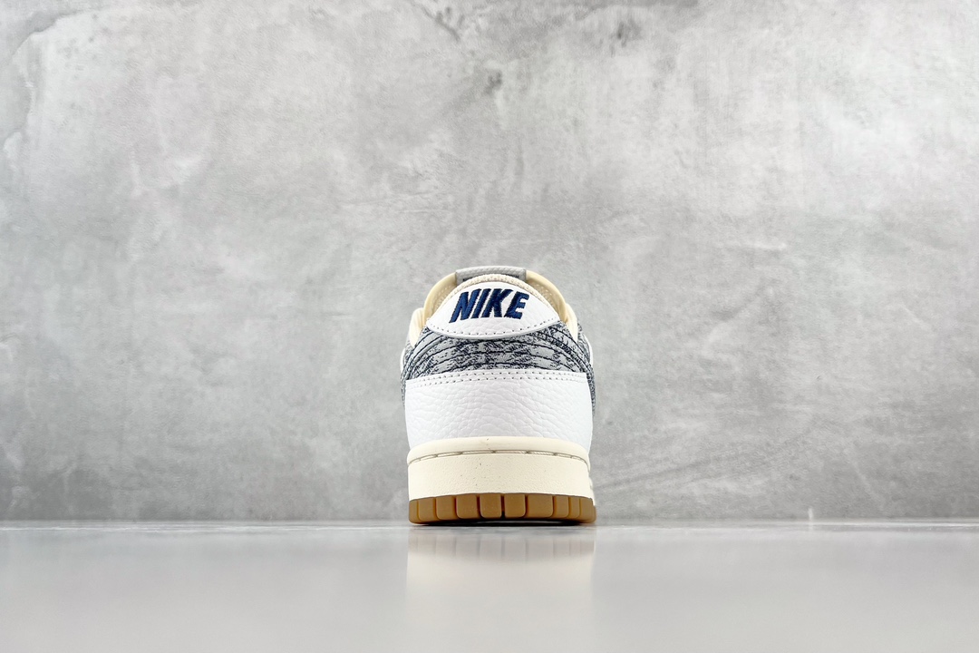 280 Nike Dunk Low ”Washed Denim”' 水洗丹宁 白黑 FN6881-100