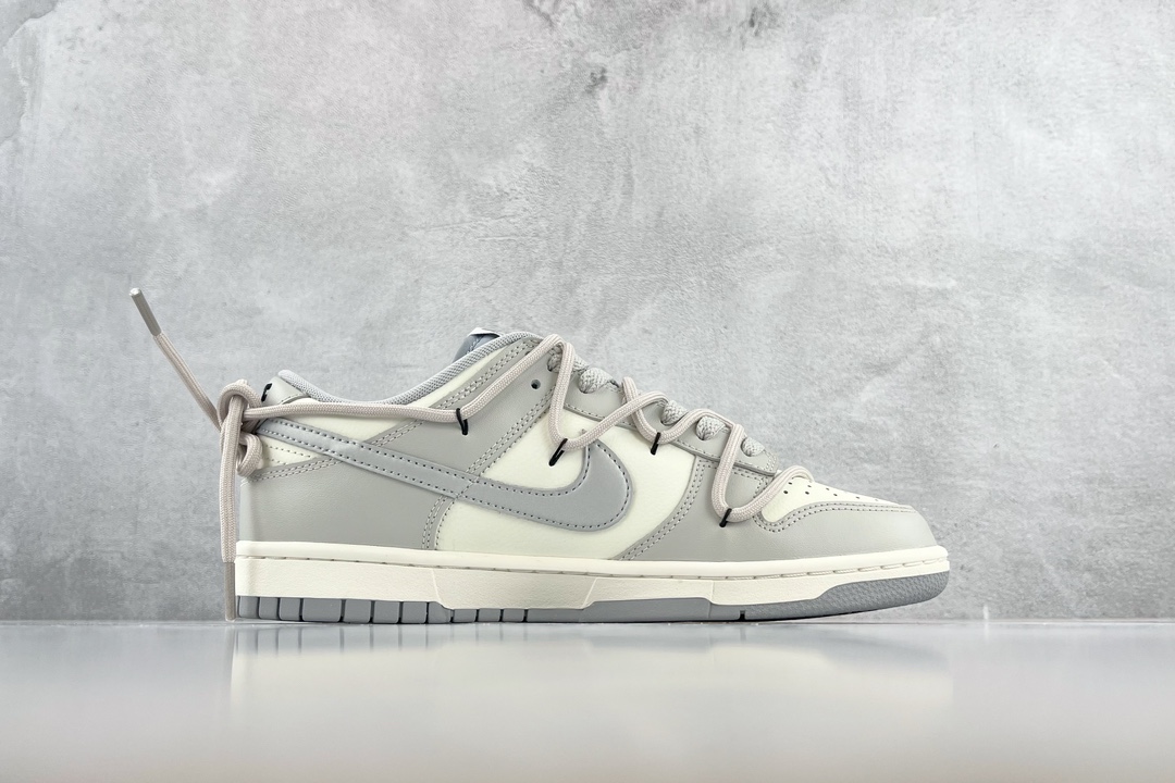 [Customized sneakers] Nike Dunk Low SAML Deconstructed Gray Silver DJ6188-003