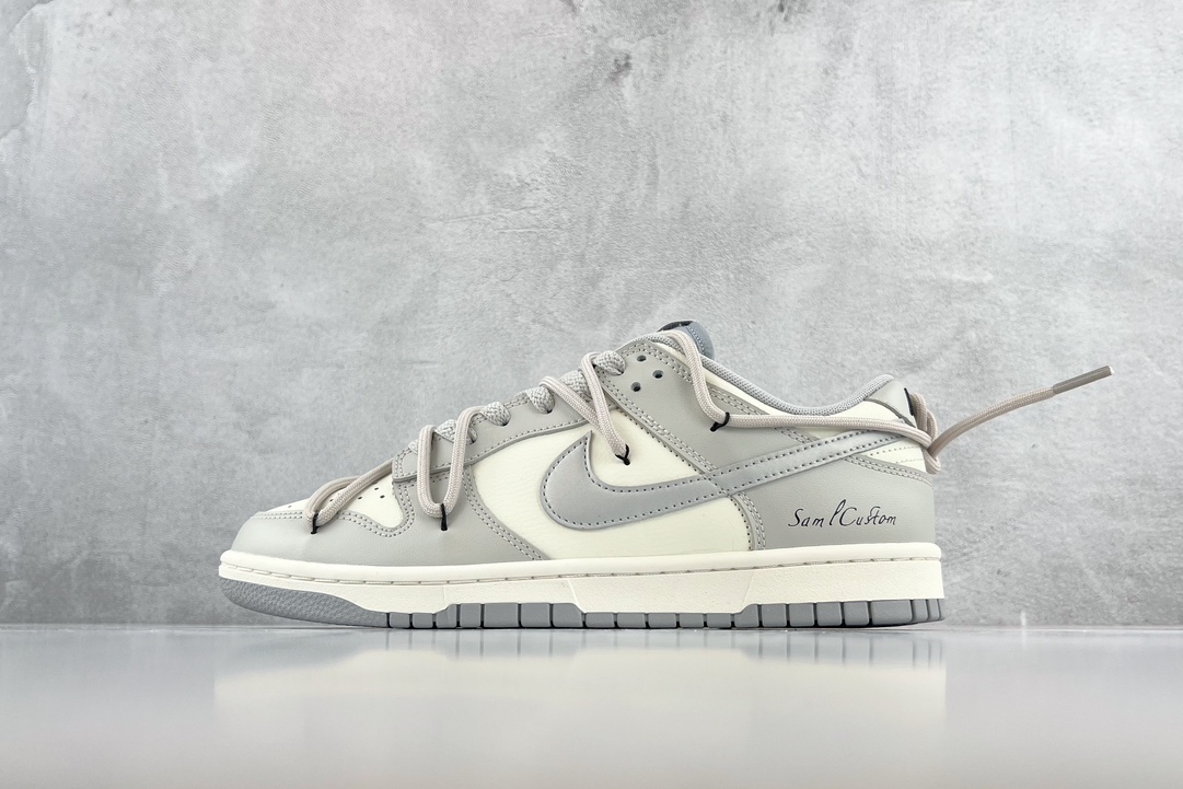 [Customized sneakers] Nike Dunk Low SAML Deconstructed Gray Silver DJ6188-003