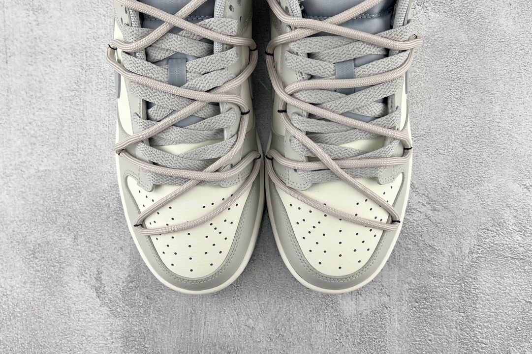 [Customized sneakers] Nike Dunk Low SAML Deconstructed Gray Silver DJ6188-003