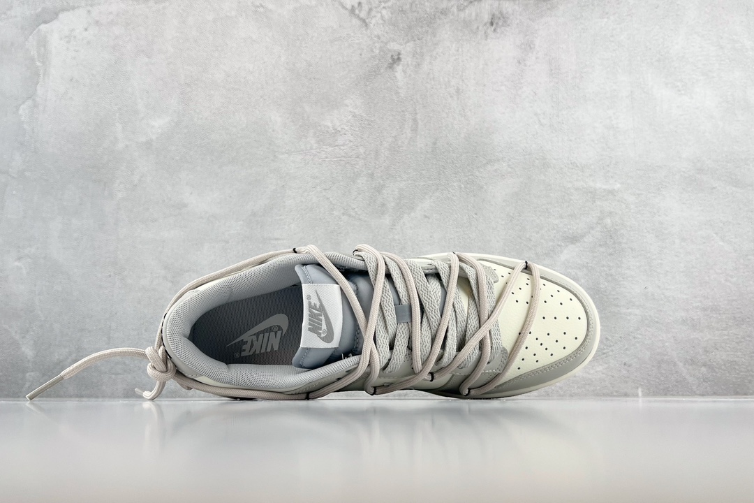 [Customized sneakers] Nike Dunk Low SAML Deconstructed Gray Silver DJ6188-003