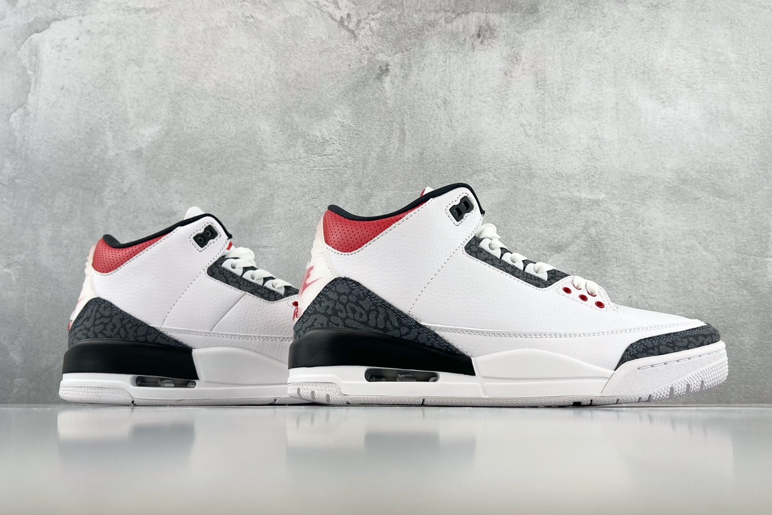 300 最新外贸批次 Jordan Air Jordan 3 retro se denim ”fire red” 火焰红 CZ6431-100