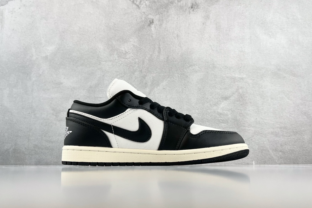 Foreign trade batch Jordan Air Jordan 1 Low WMNS ”Vintage Panda” black and white FB9893-101