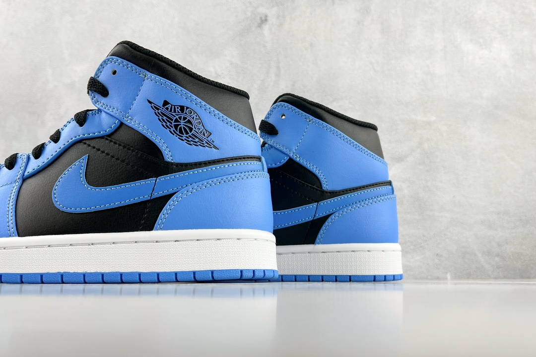 260 Jordan Air Jordan 1 Mid "University Blue"蓝黑 DQ8426-401