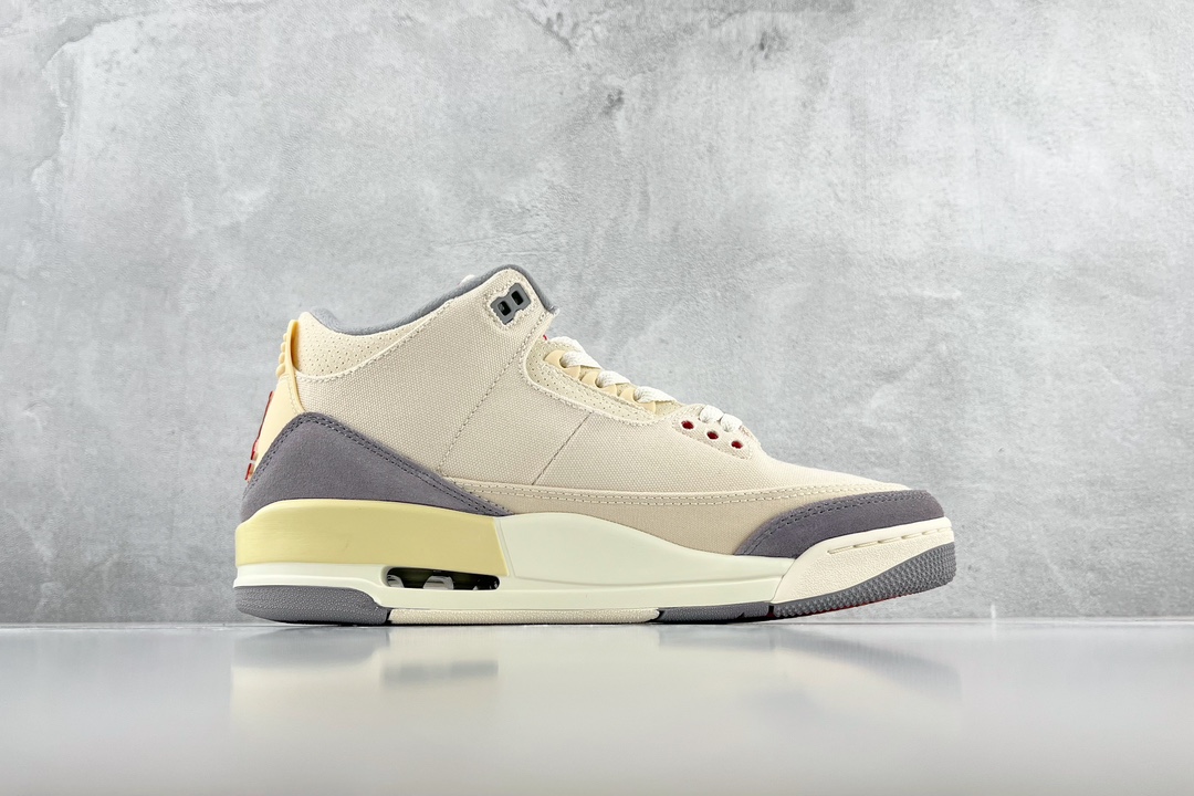 300 最新外贸批次 Jordan Air Jordan 3 retro se ”muslin” 棉布 米白 DH7139-100