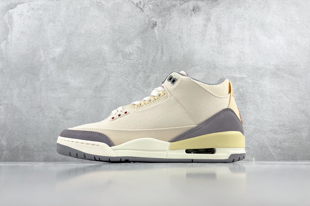 300 最新外贸批次 Jordan Air Jordan 3 retro se ”muslin” 棉布 米白 DH7139-100