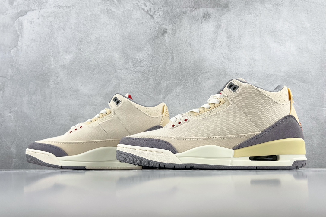 300 最新外贸批次 Jordan Air Jordan 3 retro se ”muslin” 棉布 米白 DH7139-100