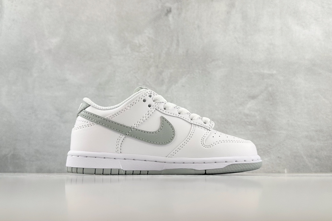 180 大厂出品 中童 Nike Dunk Low "white Pure Platinum" PS白 DH9756-102